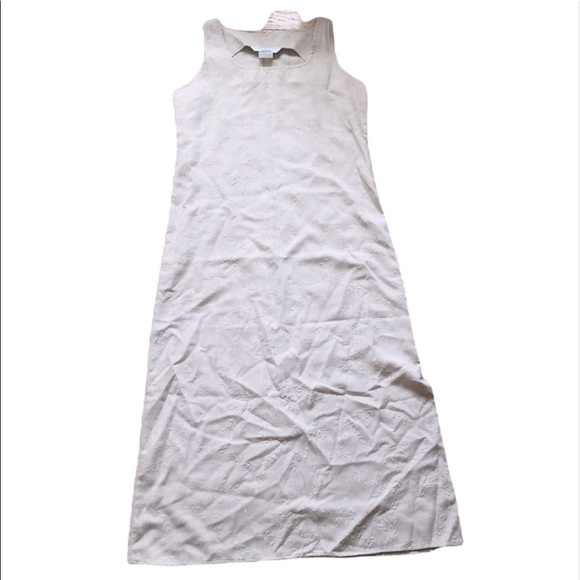 Ship n Shore Leaves Print Midi Side Slip Dress - Picture 1 of 6